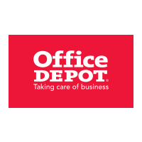 Office Depot Logo with tagline taking care of business