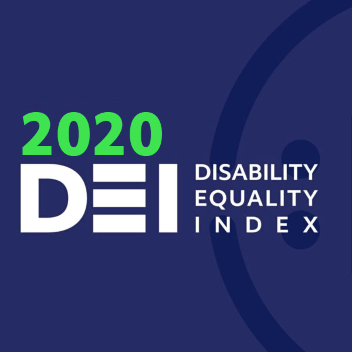 2020 Disability Equality Index logo on square report cover