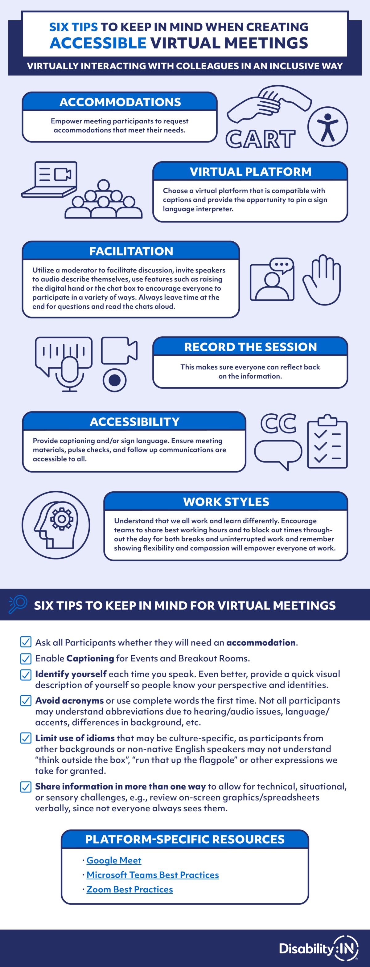 Inclusive Meetings for Visually Impaired Employees