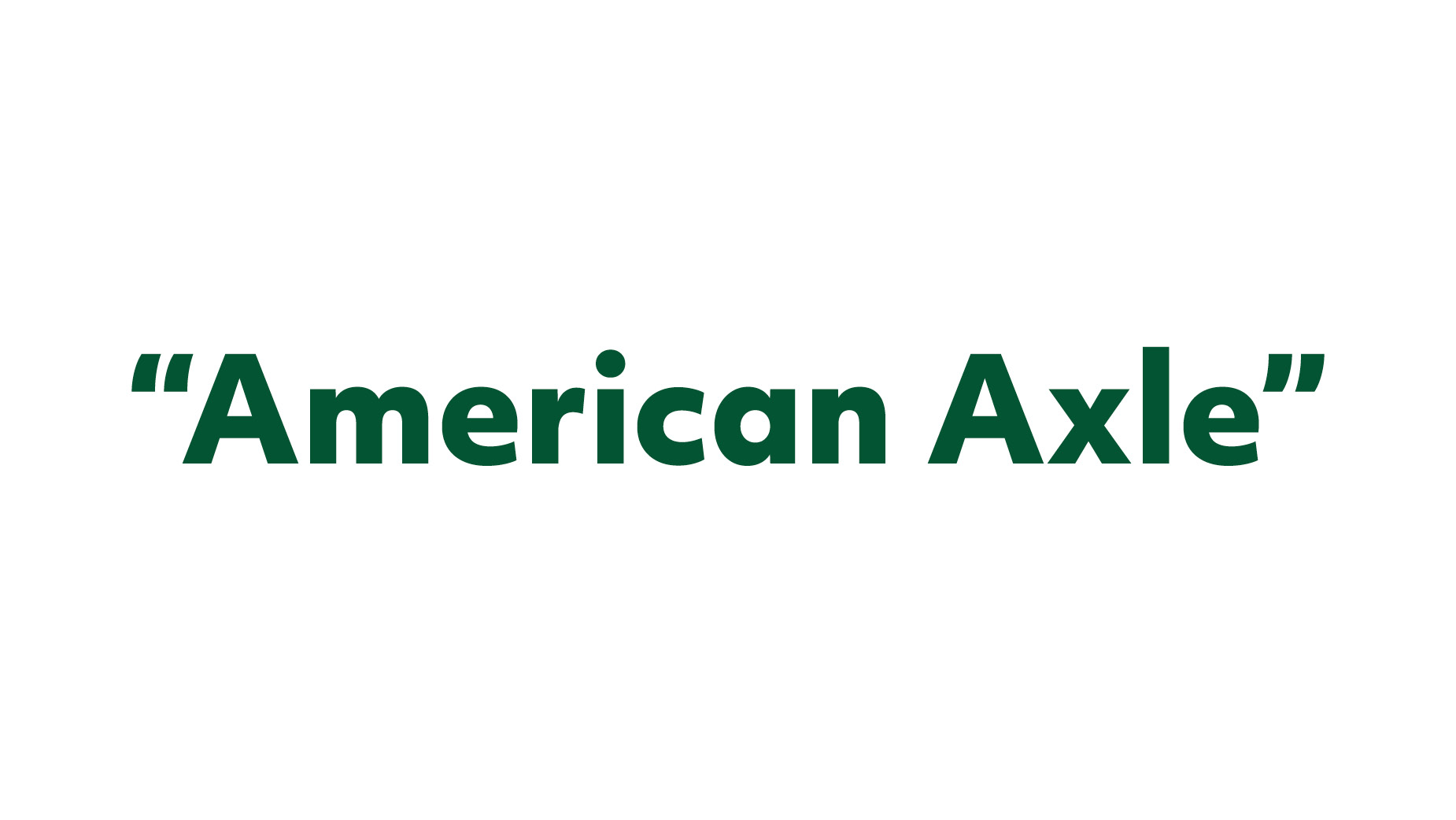 American Axle