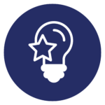 Lightbulb icon with star