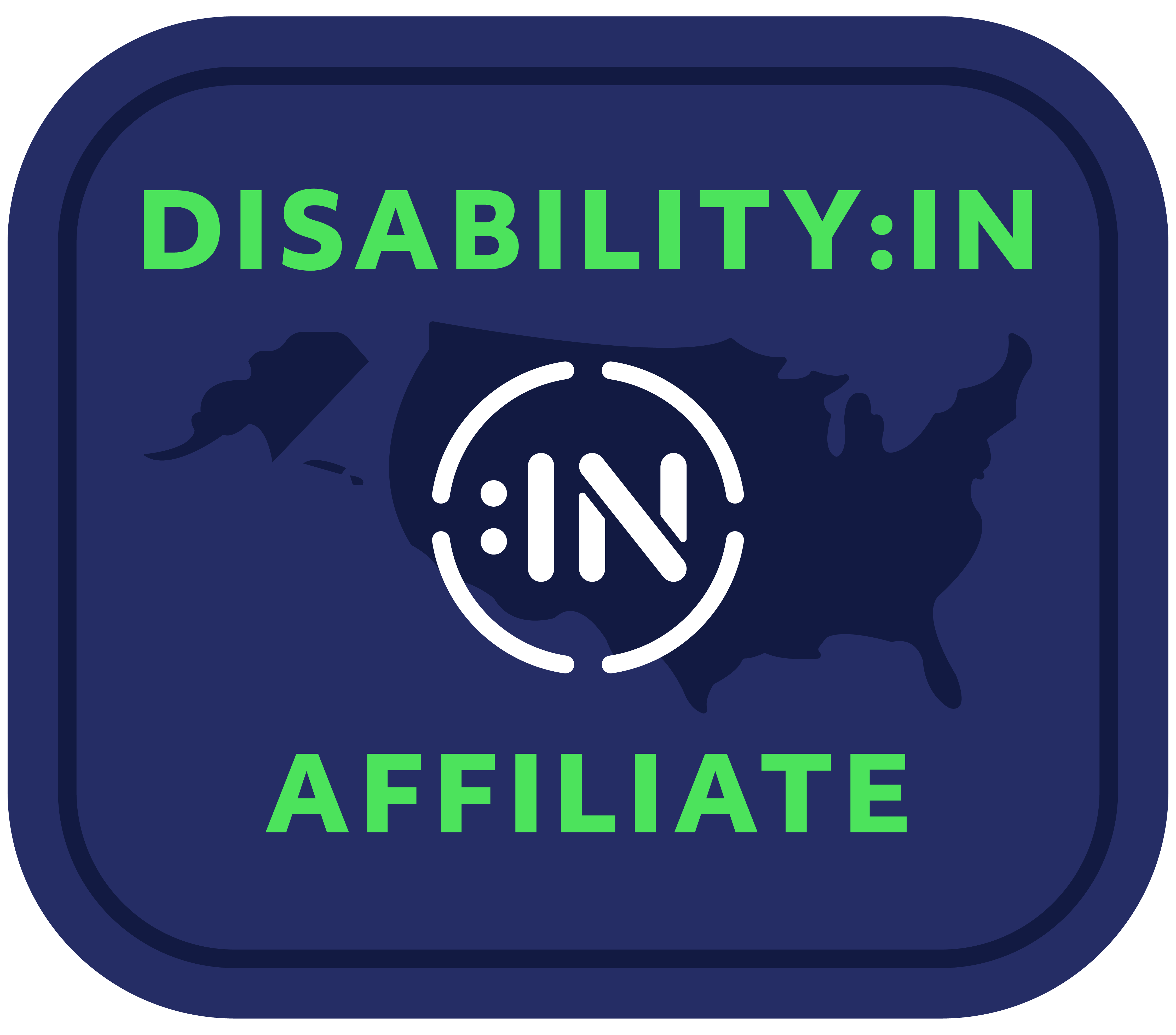 Disability:IN Affiliate with United States background.