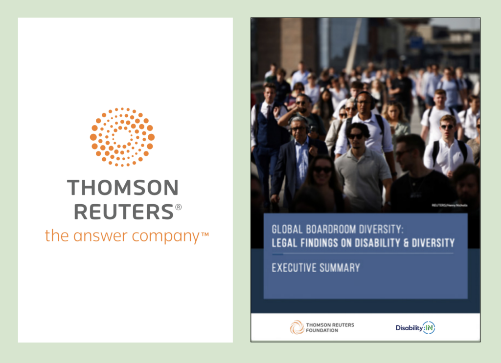 Disability:IN’s legal report, co-authored with the Thomson Reuters Foundation, on global diversity disclosures.