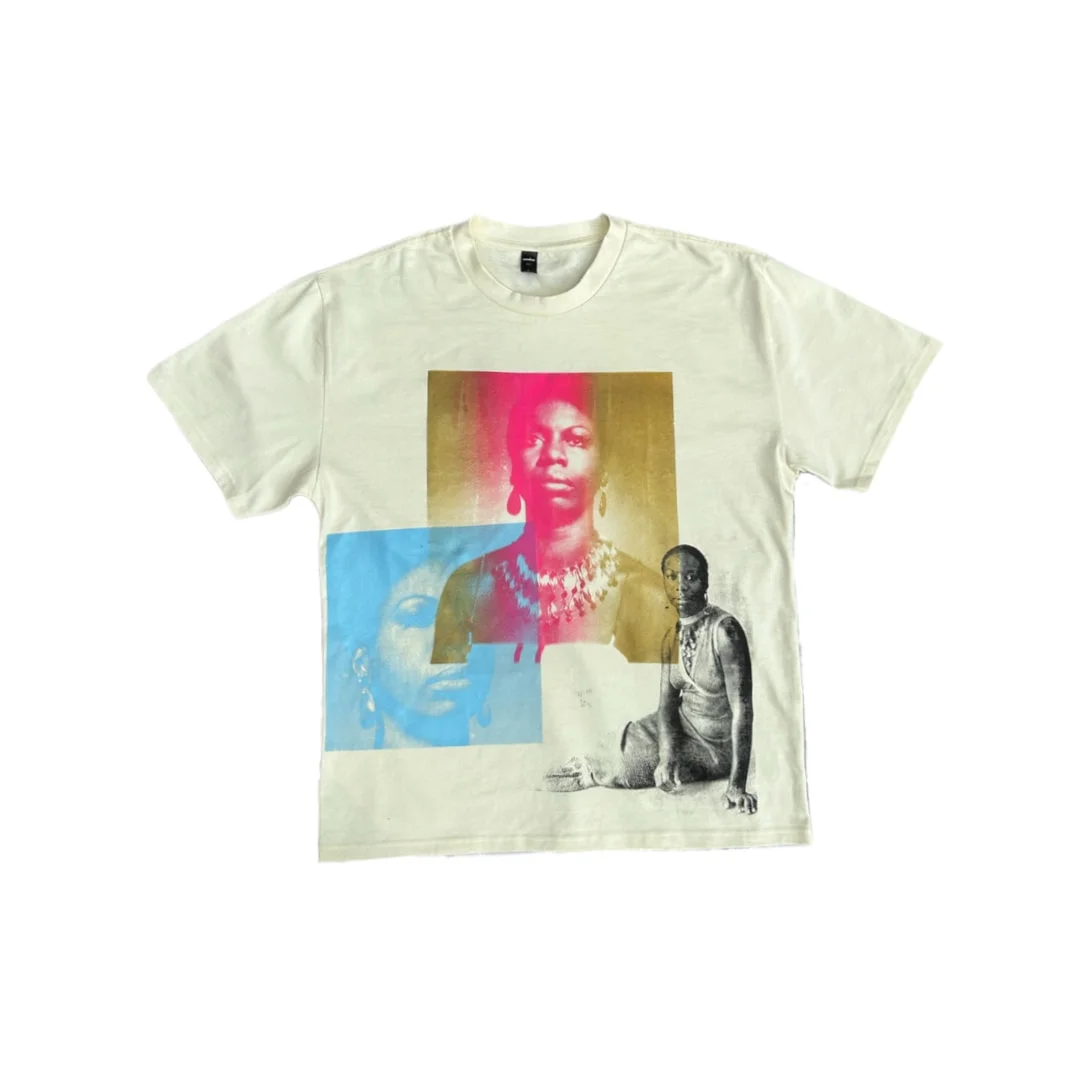 House of Huebris Nina Simone Carolina Legends Printed T-Shirt.