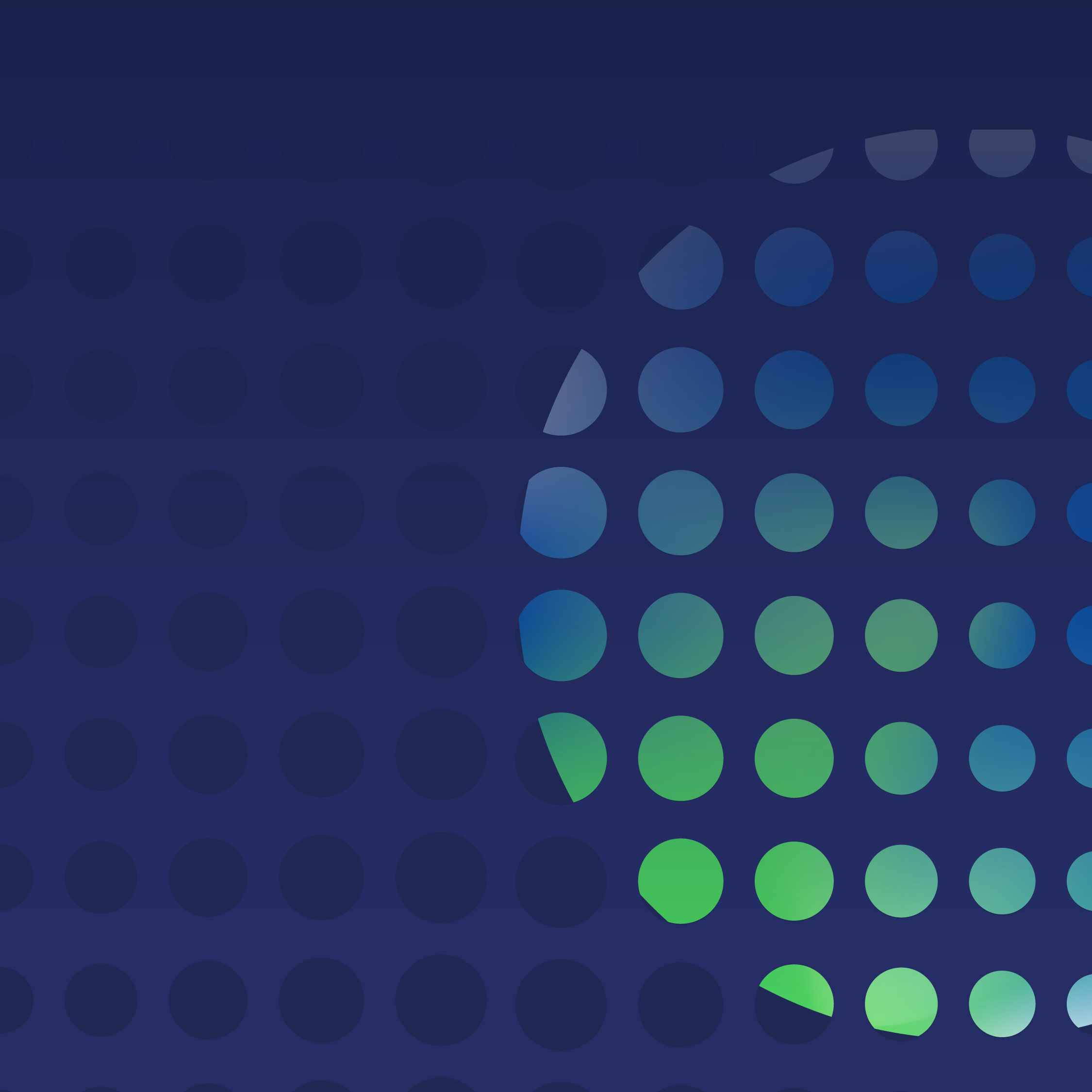 Halftone neon green and blue global gradient effect.